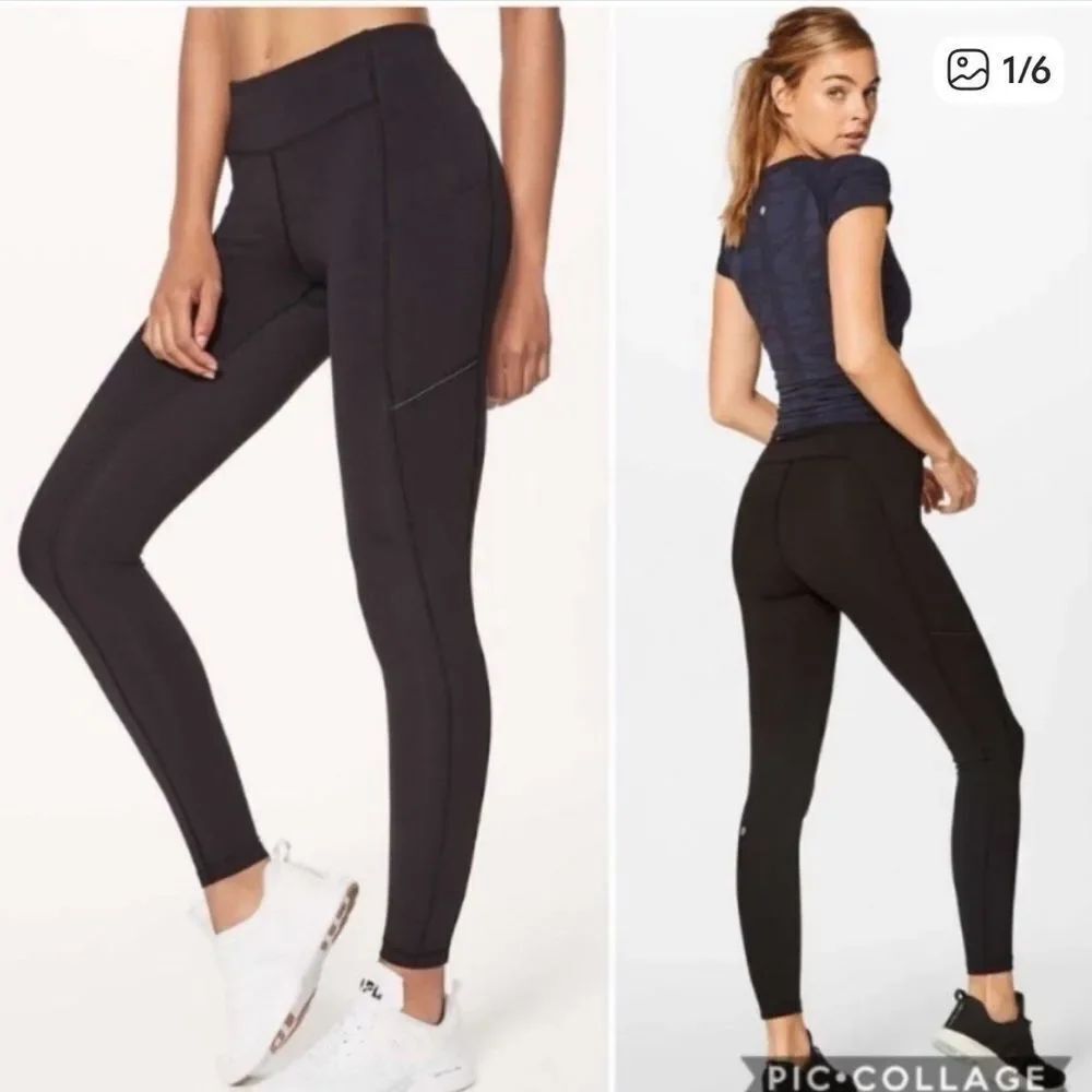 Lululemon Speed Up Tight Legging Black Womens 8
